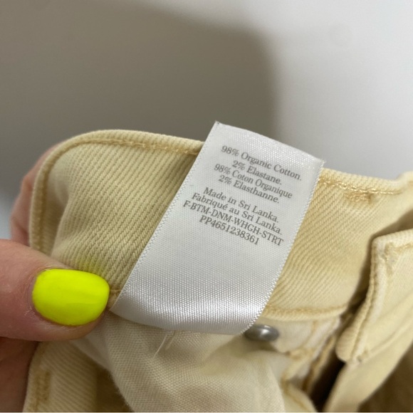 Everlane The Way High Jean in Size‎ 26 Tall Yellow - Picture 4 of 5